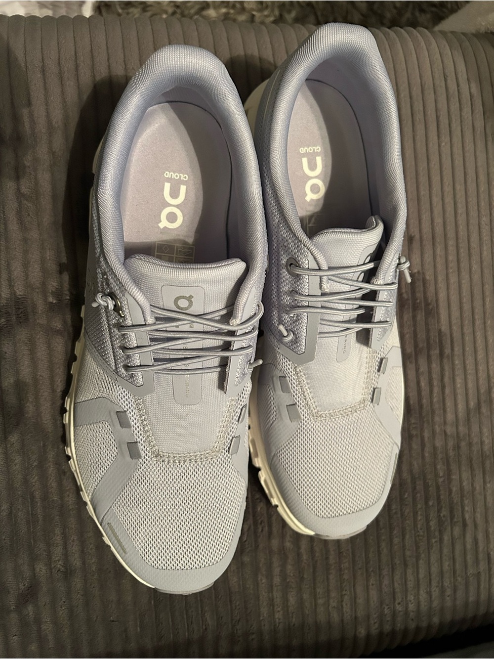 On Running Cloud Men's Running Shoes - Bluish Light Gray